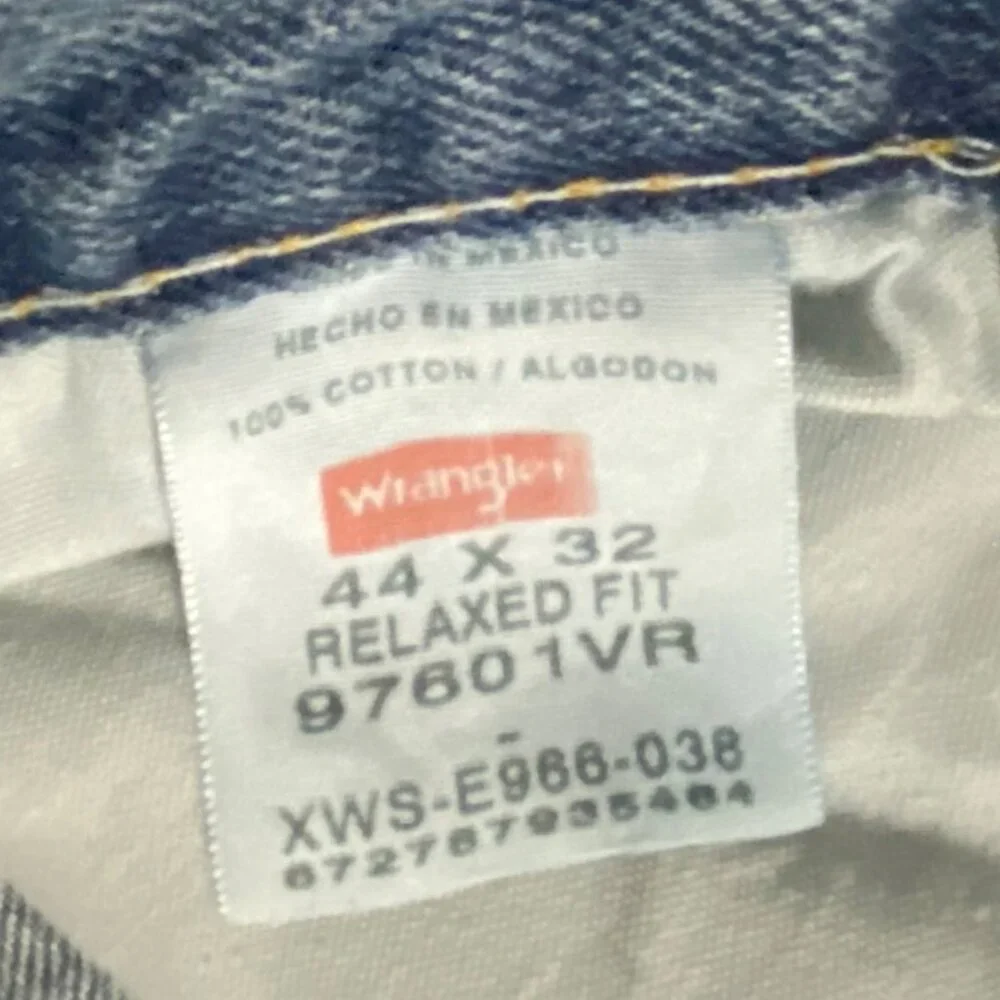Wrangler Mens Jeans 44x32 Bootcut Western Cowboy Rodeo Work Wear Country Classic